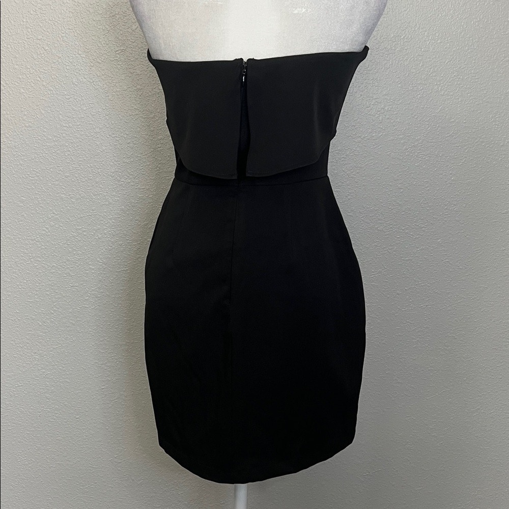 Lulus Ruffle Mini Dress Black Size Small - Picture 4 of 8
